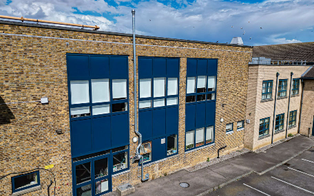 Blue Framed Glazing Upgrade