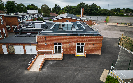 Canteen Extension - Front Elevation